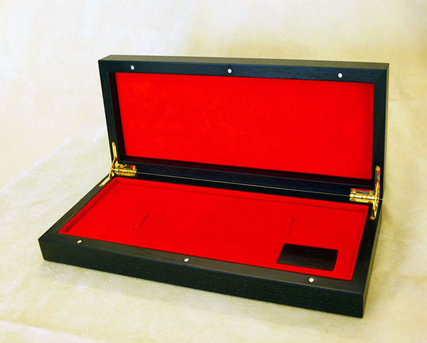 scatola legno per orologio artigianale